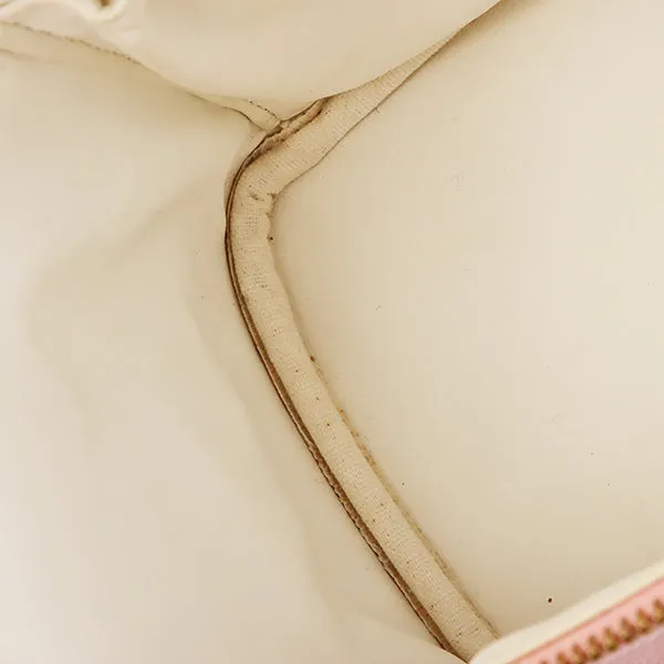 Chanel Around 2003 Caviar Skin Cc Mark Stitch Vanity Pink