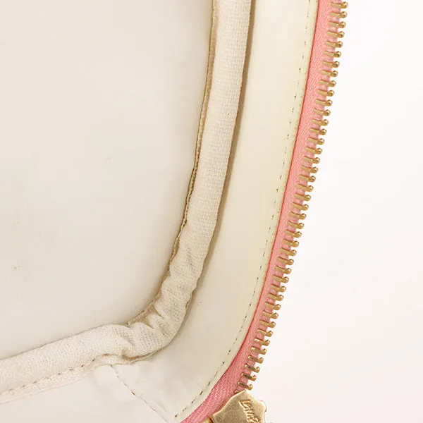 Chanel Around 2003 Caviar Skin Cc Mark Stitch Vanity Pink