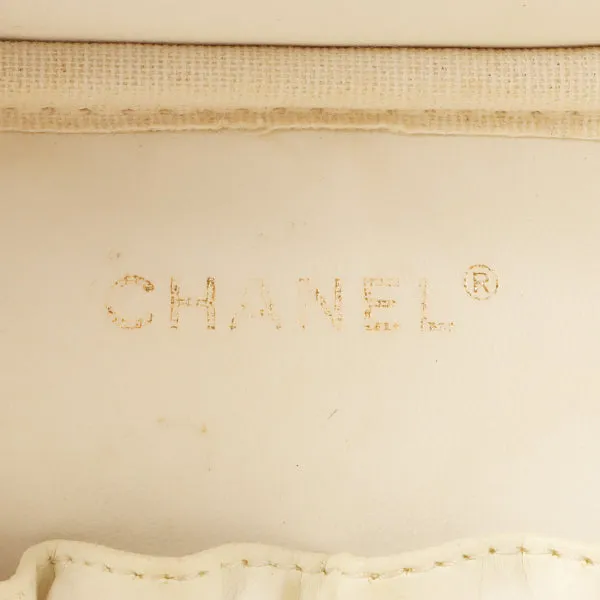 Chanel Around 2003 Caviar Skin Cc Mark Stitch Vanity Pink