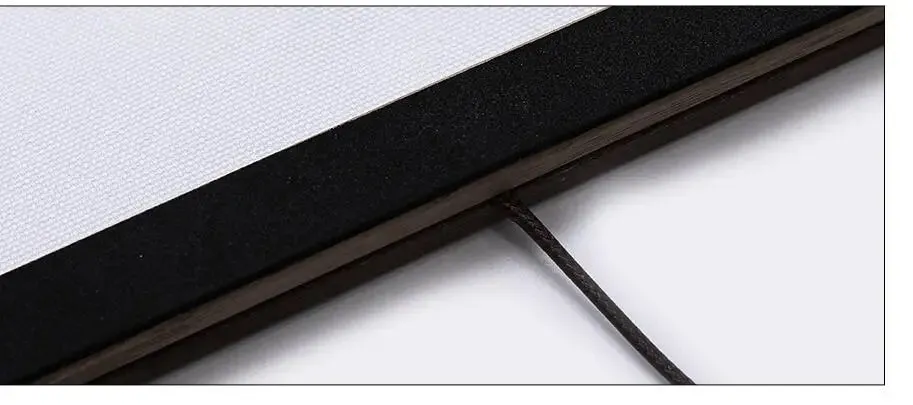 Chinese Style Animal Wood and Canvas Scroll