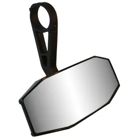 Cipa USA 01141 Deluxe Wide Angle Rearview UTV Mirror; W/10 X 3.5 Safety Lens;