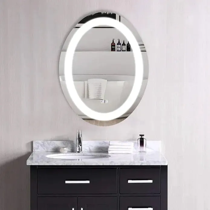 Cleo Oval Bathroom LED Vanity Mirror