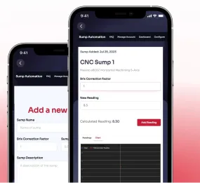 CNC Sump Monitoring Software