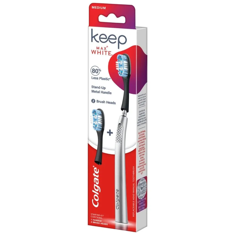 Colgate Keep Max White Toothbrush Starter Kit Medium