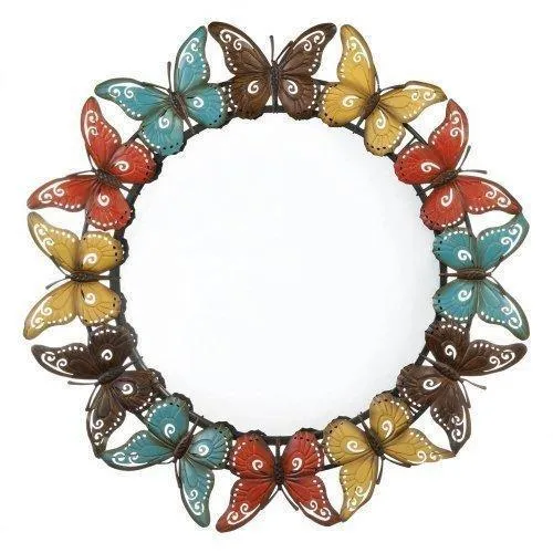 Colorful Butterfly Wall Mirror (pack of 1 EA)