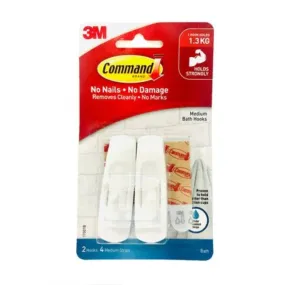 Command Medium Bath Hook