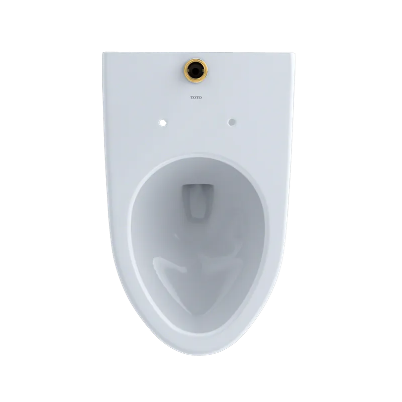 Commercial Elongated Wall Mount with CeFiONtect Toilet Bowl in Cotton White