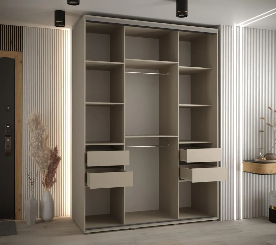 Dakota XI Sliding Door Wardrobe 180cm
