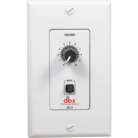 DBX ZC2 Wall-Mounted Zone Controller w/ Volume and Mute Control