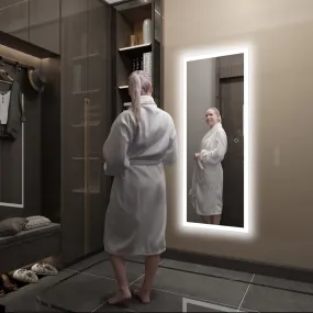 Dimmable LED illuminated Lighted Wall Mounted Vanity Dressing Mirror - SmartGMirror™ Technology