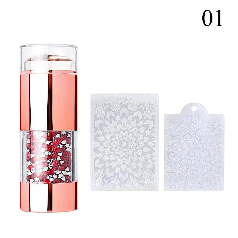 Double Silicone Stamper & Scraper