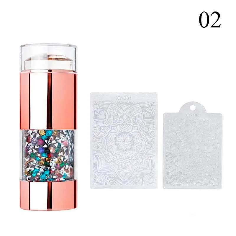 Double Silicone Stamper & Scraper