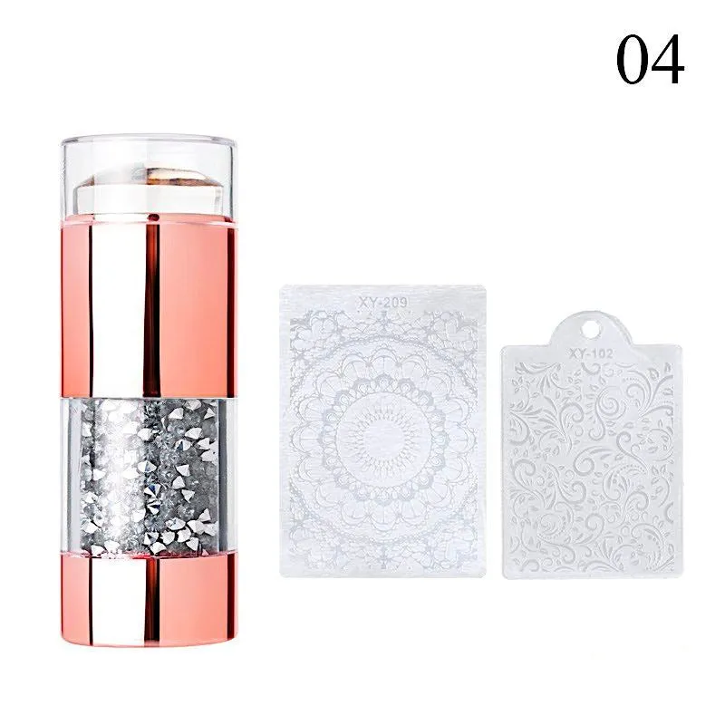 Double Silicone Stamper & Scraper