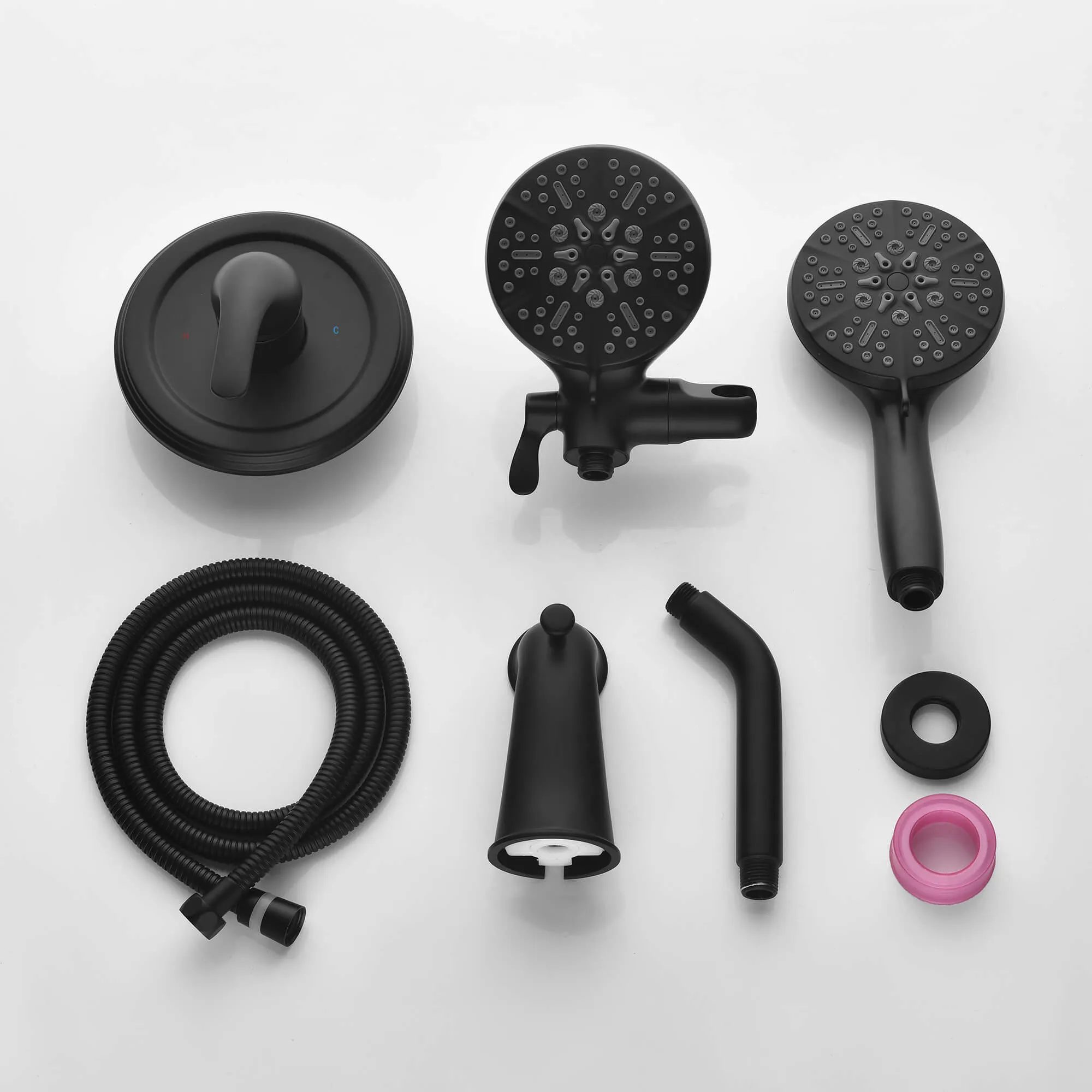 Dual 2 in 1 Shower Head with Hose and Tub Spout JK0193