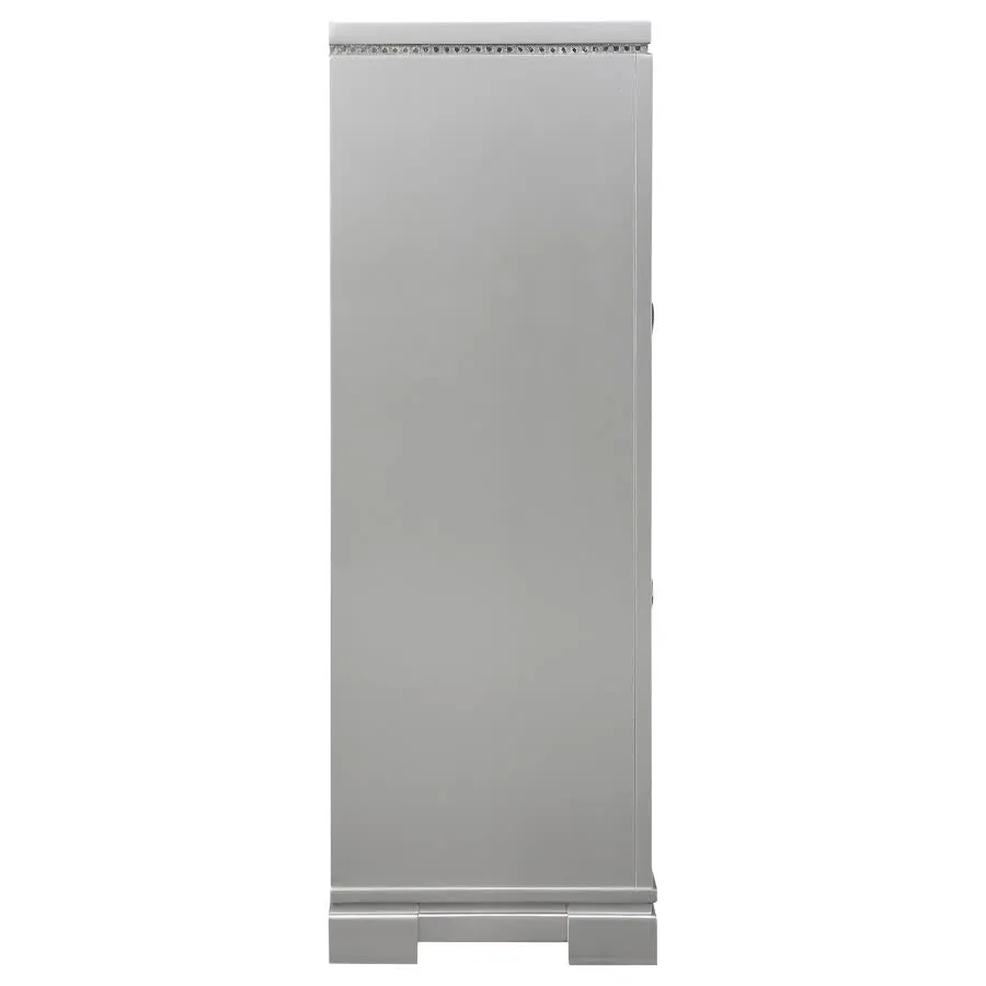 Eleanor Rectangular 5-drawer Chest Metallic