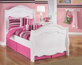Exquisite Youth Youth Bedroom Twin Sleigh Footboard