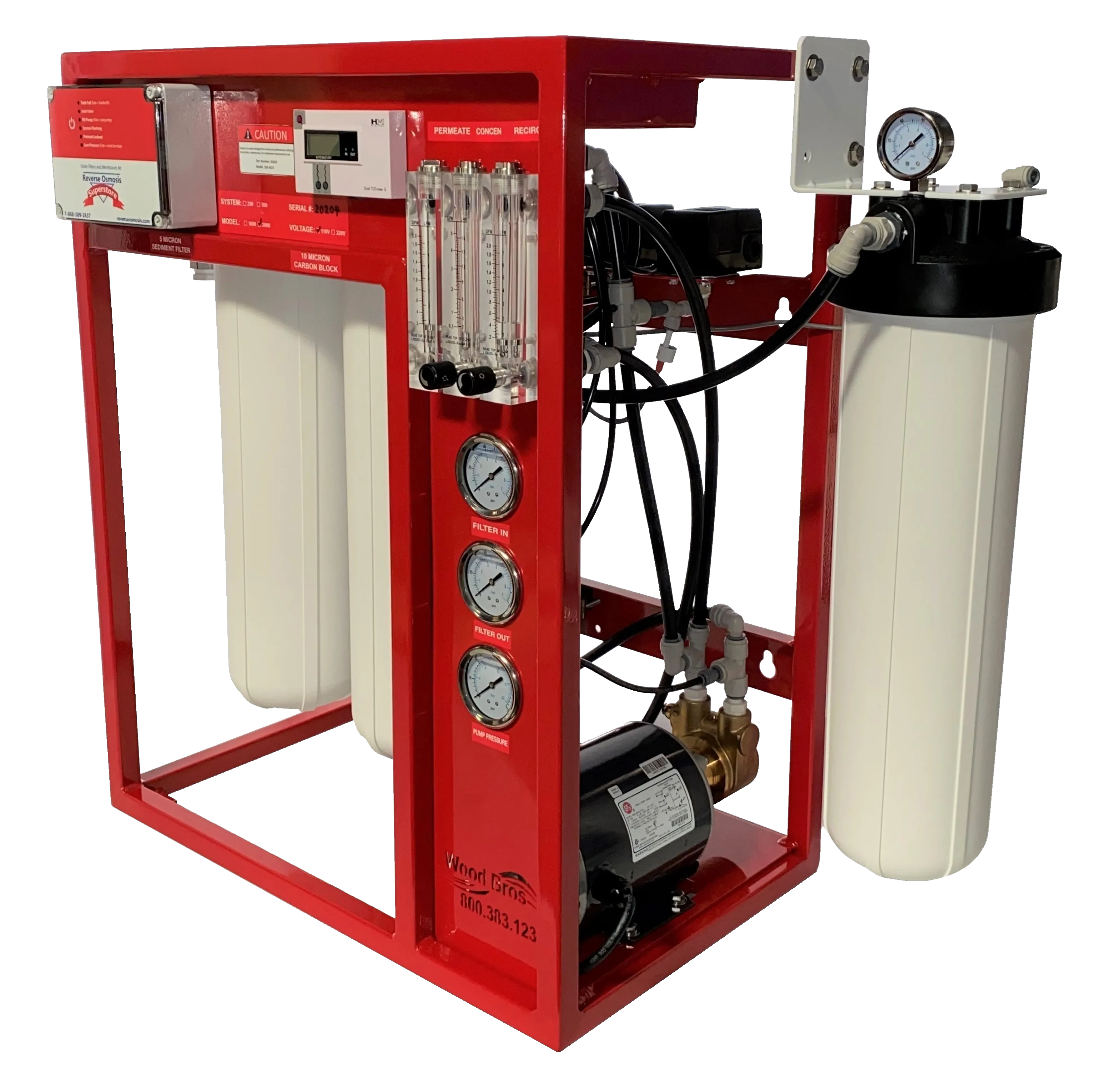 FULLY-LOADED Commercial Reverse Osmosis System - 1000 GPD