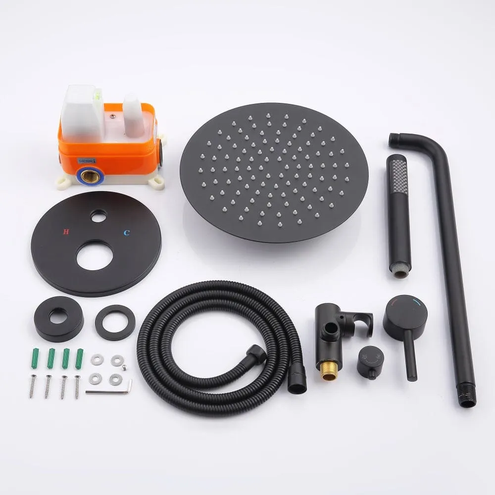 Giving Tree Wall Mounted Shower Set with 10" Round Rainfall Shower Head