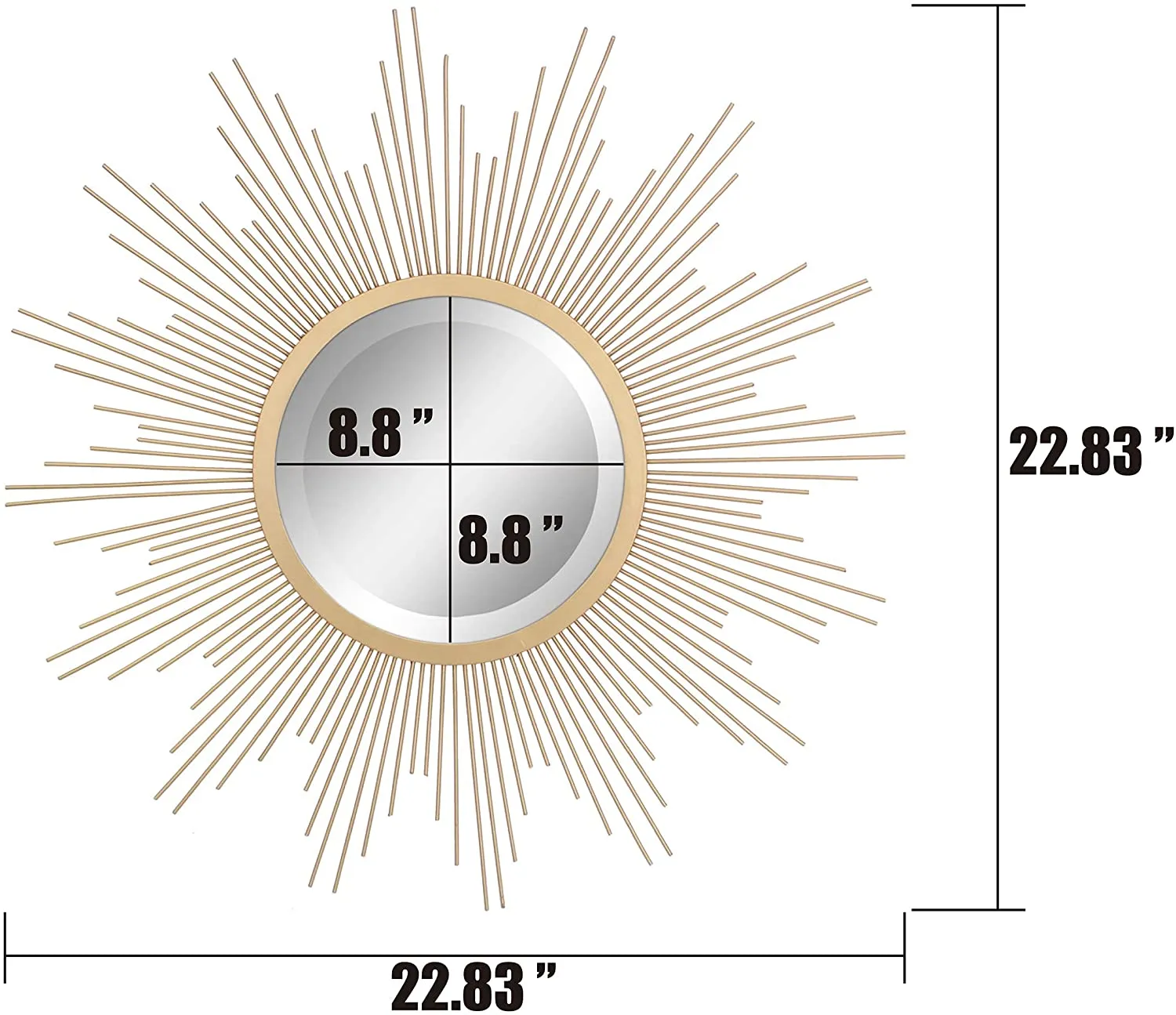 Gold Sunburst Mirror