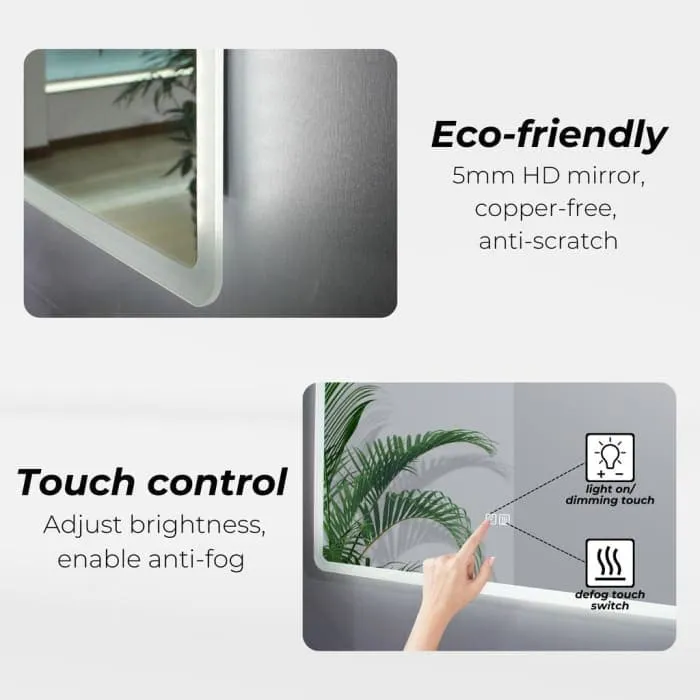 Gominimo Led Bathroom Hollywood Mirror