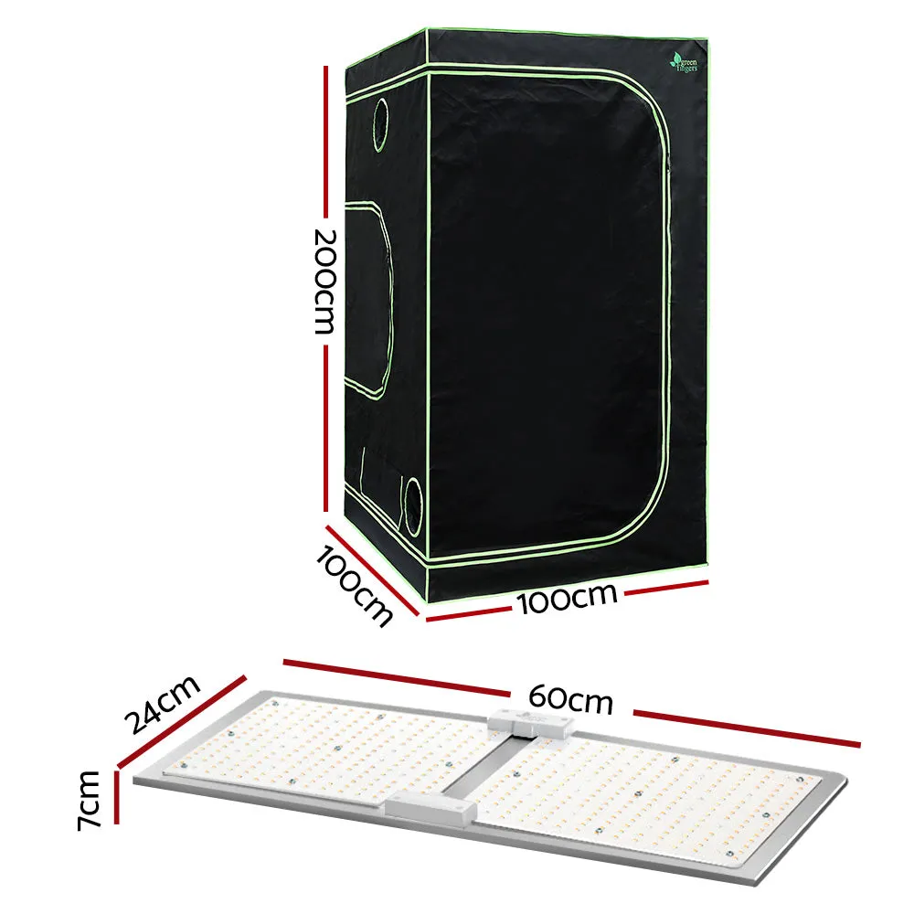 Grow Tent Light Kit 100x100x200CM 2200W LED Full Spectrum