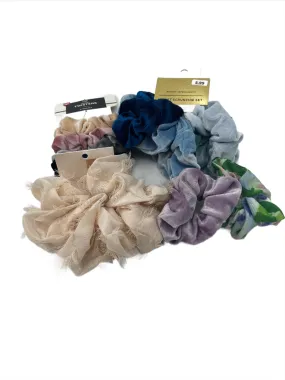 Hair Scrunchies- Bag of 12 assorted brands and prints