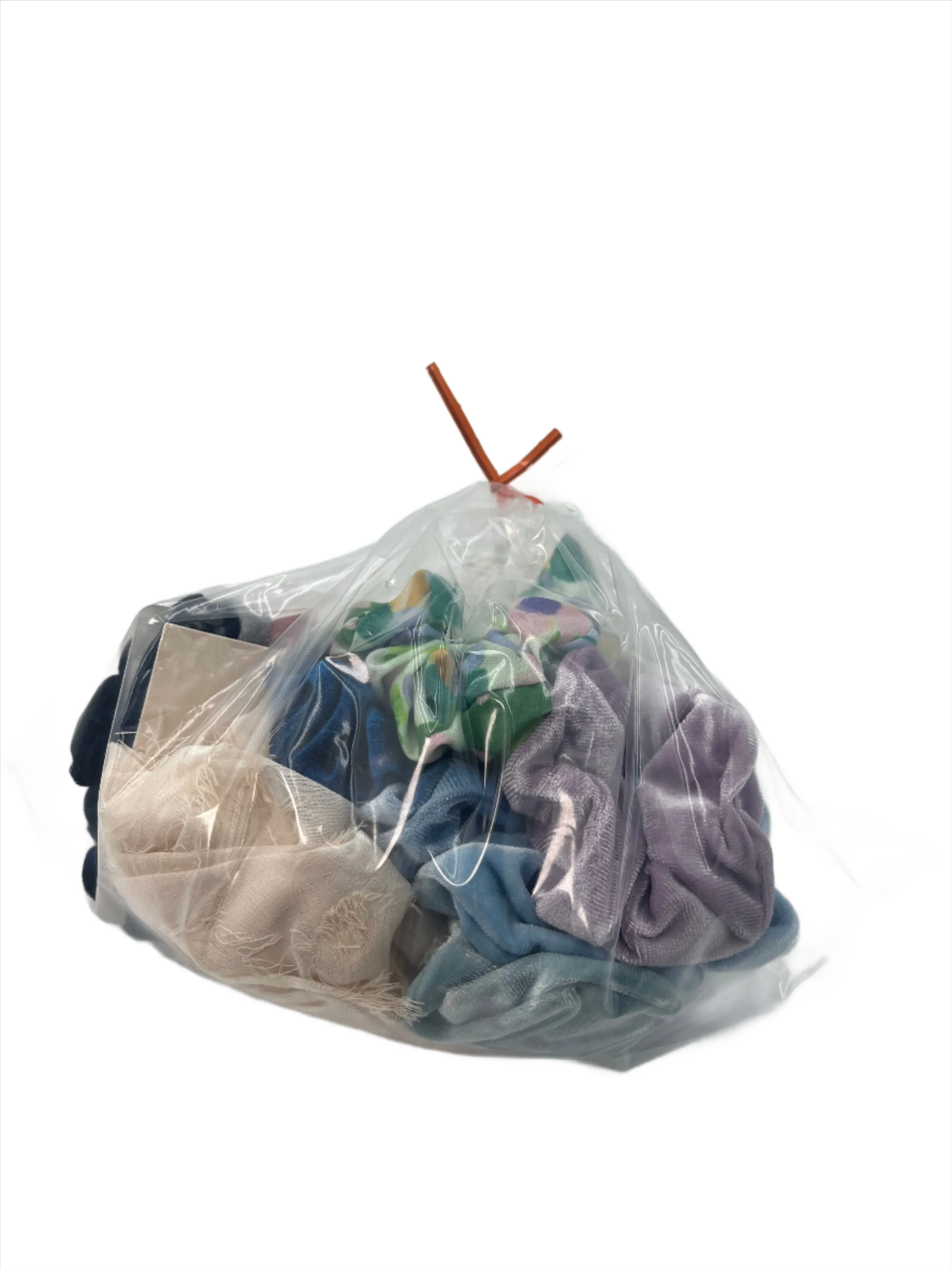 Hair Scrunchies- Bag of 12 assorted brands and prints