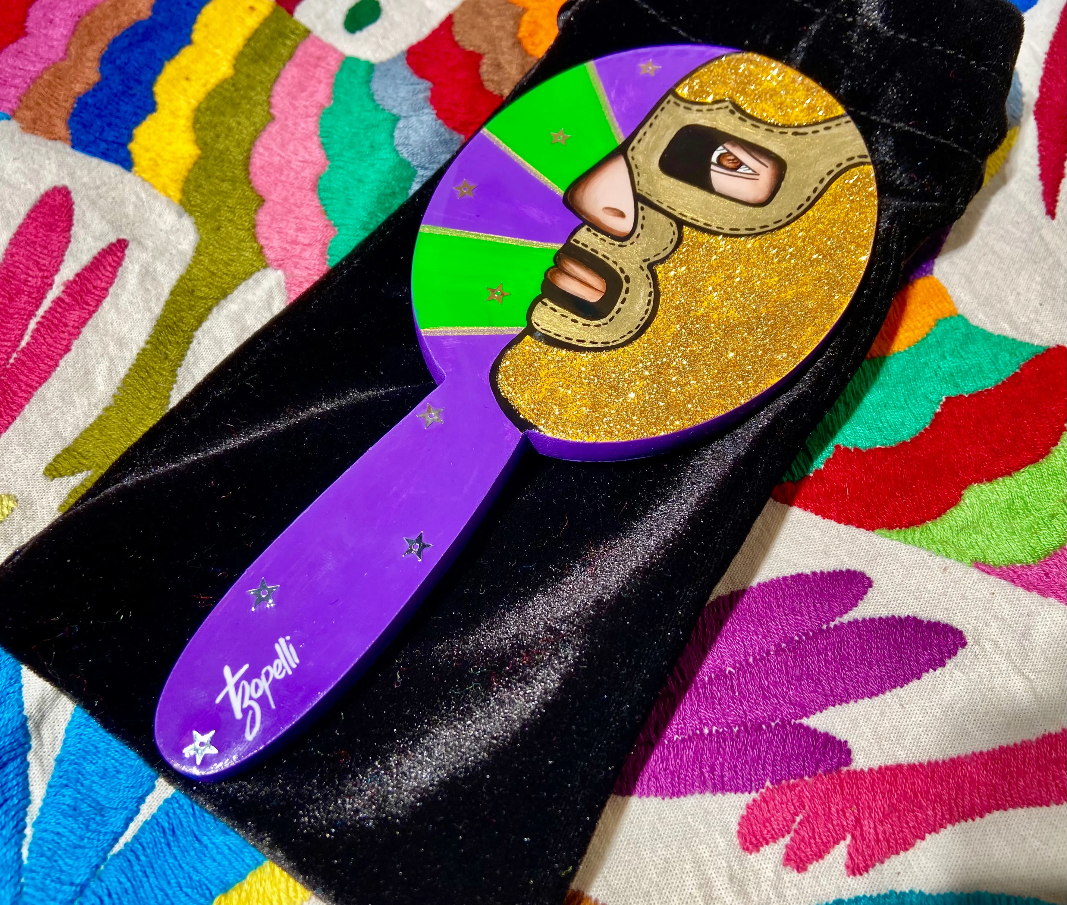 Hand-painted Pocket Mirrors