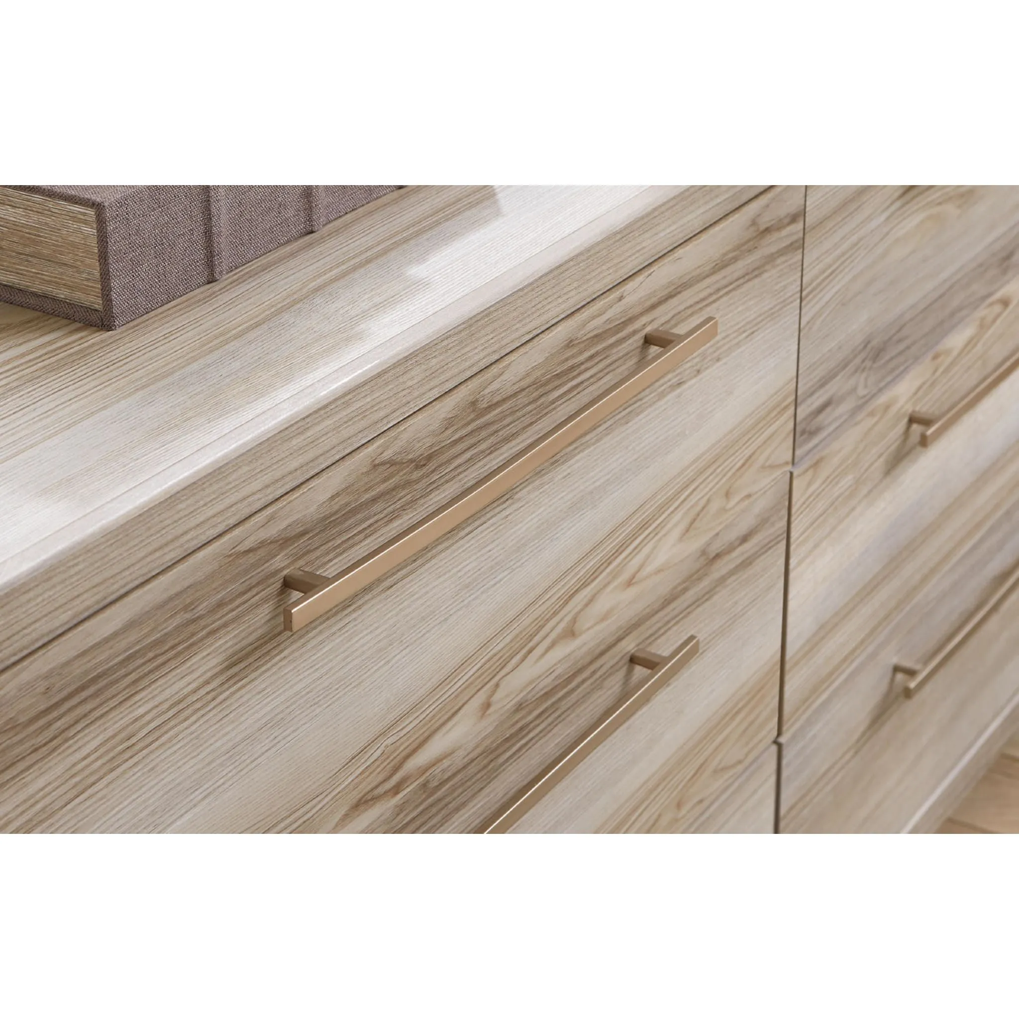 Hasbrick Dresser and Mirror - Tan