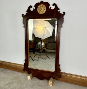 Henredon Wall Mirror, Beveled Edge Portrait, Traditional