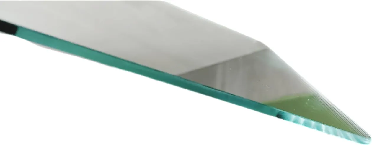 HOPE KART Framless Mirror Wall Hanging for Bathroom Bedroom Dressing Table Makeup Beauty Mirror Washbasin Livingroom, Rectangular, 12L X 7.5W Inch, 5mm Thick, Pack of 1