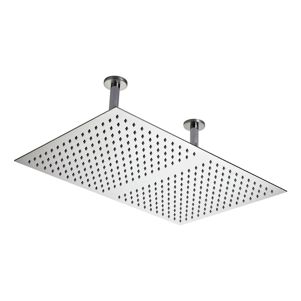 Hudson Reed Ceiling Rectangular Fixed Shower Head - Chrome