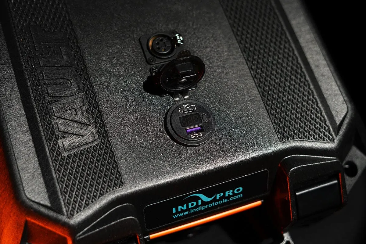Indipro Dual V-Mount Field Power Station