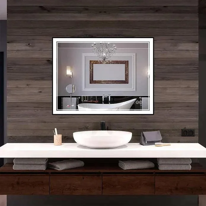 Infinity Sp Front-lit Framed Bathroom LED Vanity Mirror