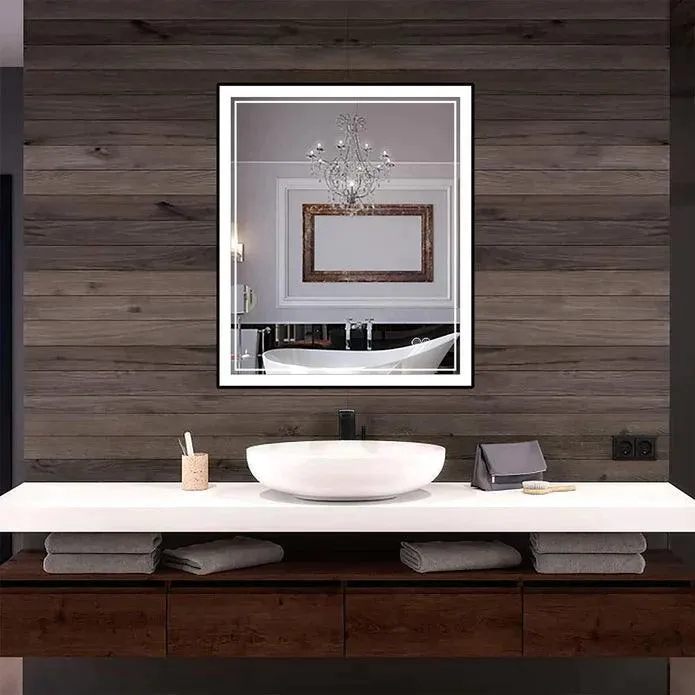Infinity Sp Front-lit Framed Bathroom LED Vanity Mirror
