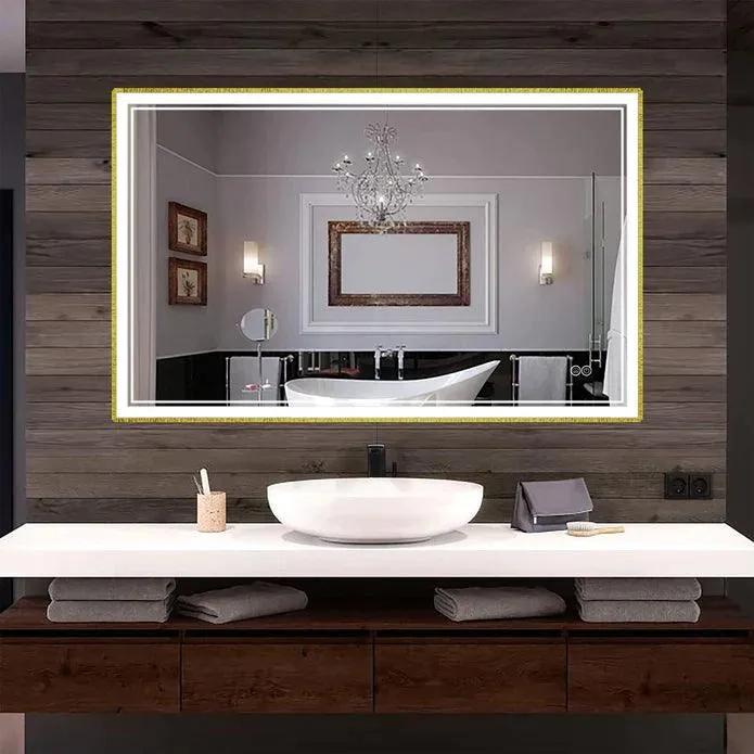 Infinity Sp Front-lit Framed Bathroom LED Vanity Mirror