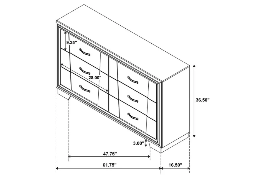 Janine 4-piece Queen Bedroom Set Grey 223551Q-S4 Coming Soon