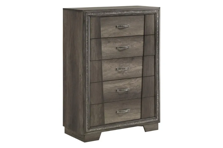 Janine 5-piece Queen Bedroom Set Grey 223551Q-S5 Coming Soon