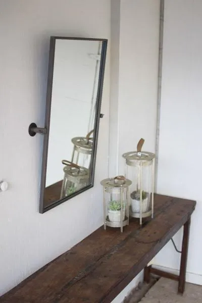 Kalalou CQ7054 Adjustable Metal Wall Mirror
