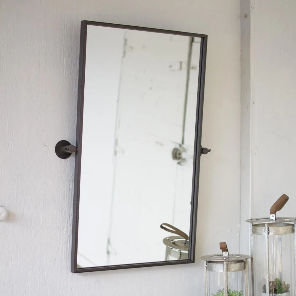 Kalalou CQ7054 Adjustable Metal Wall Mirror
