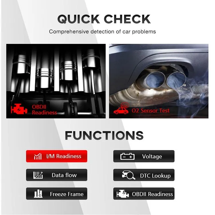 KONNWEI KW860 Car 2.8 inch TFT Color Screen Battery Tester Support 8 Languages / I Key Analysis Function