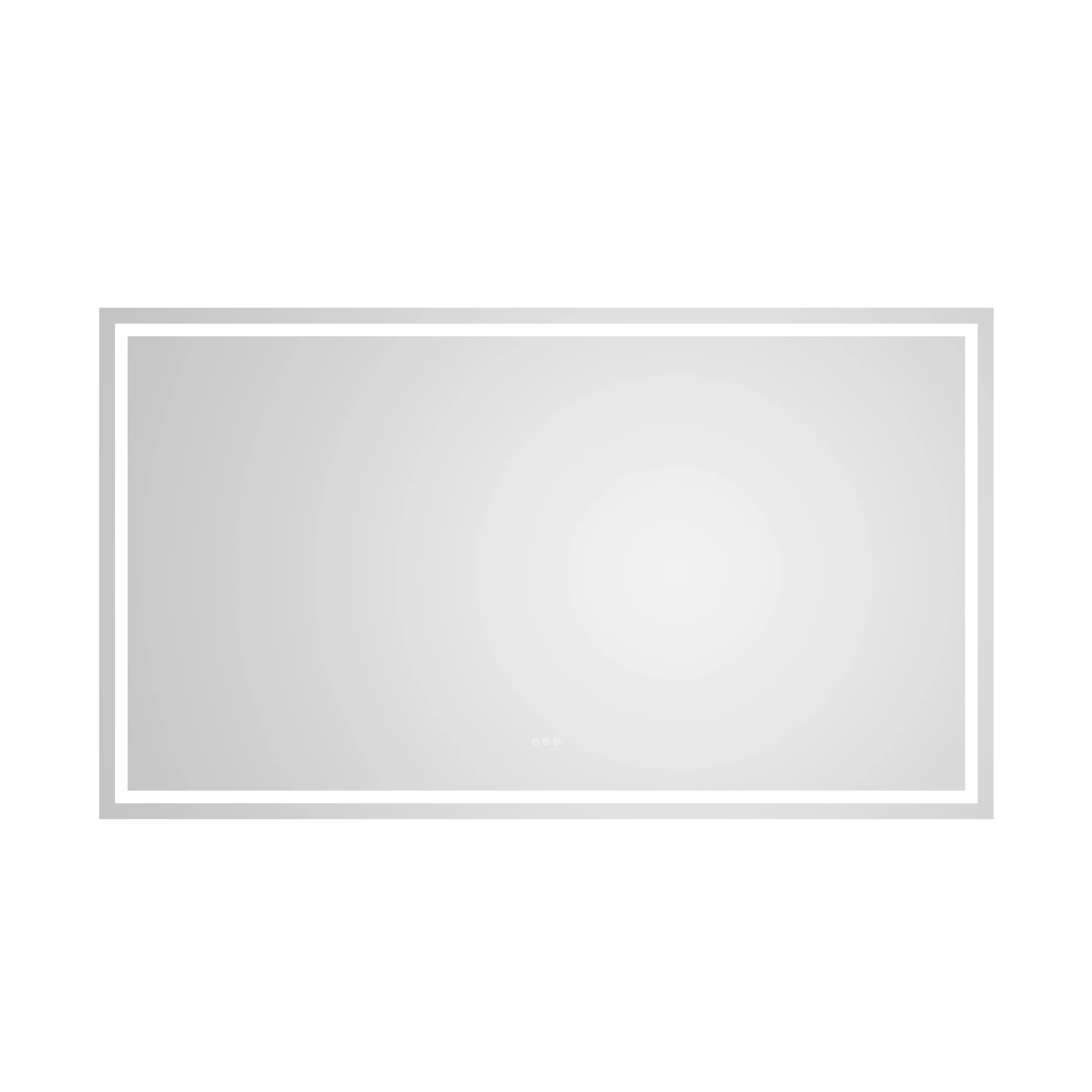 LED Lighted 84x48 Mirror - Anti-Fog & High Lumen Controls