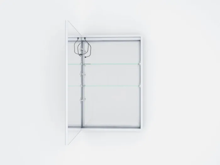 Lexora Bracciano 24" Wide x 36" Tall LED Medicine Cabinet w/ Defogger