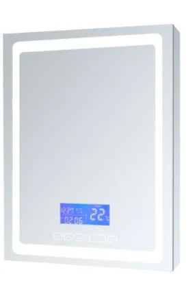 Lexora Bracciano 24" Wide x 36" Tall LED Medicine Cabinet w/ Defogger