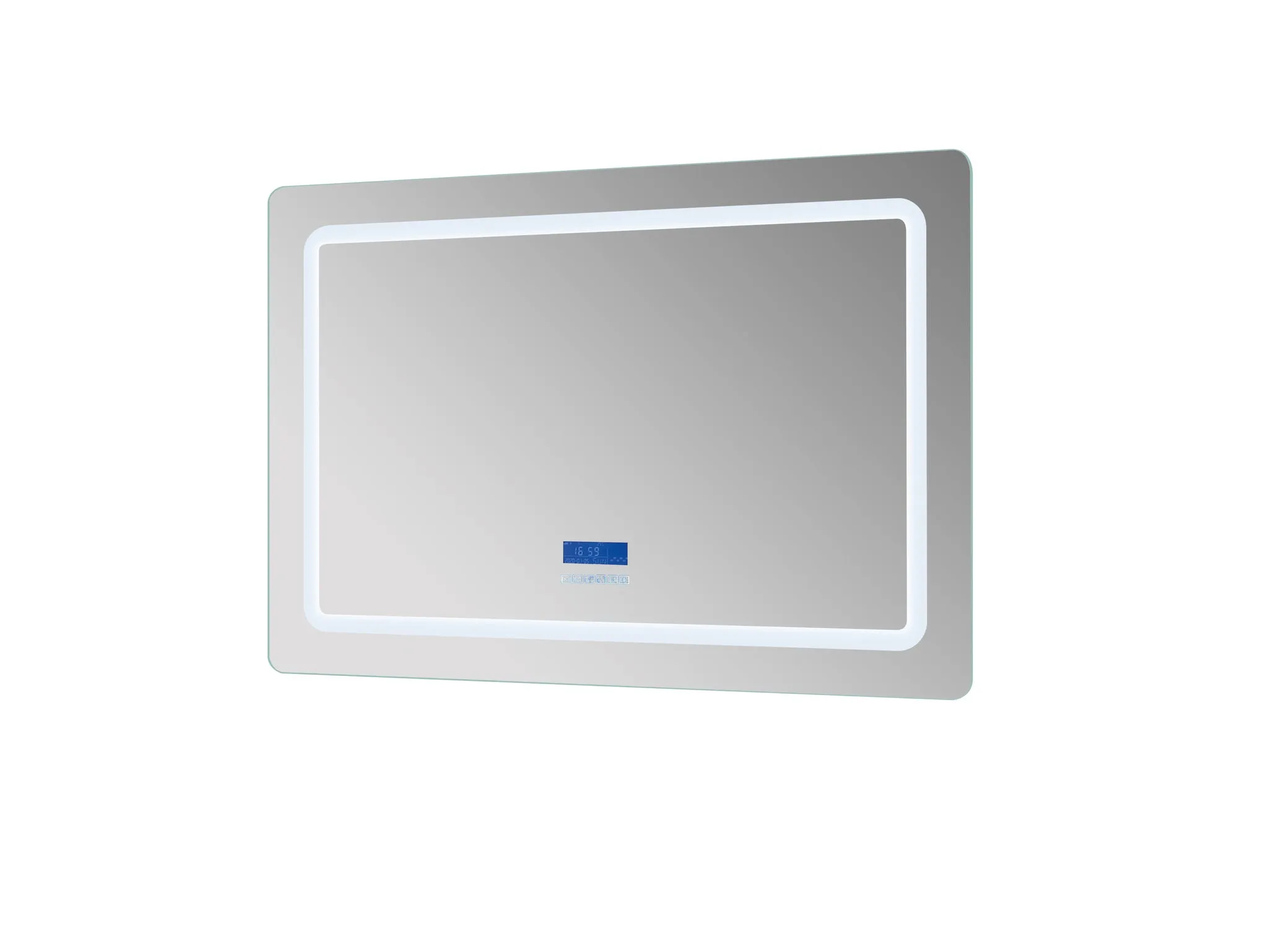 Lexora Caldona 48" Wide x 32" Tall LED Mirror w/ Defogger