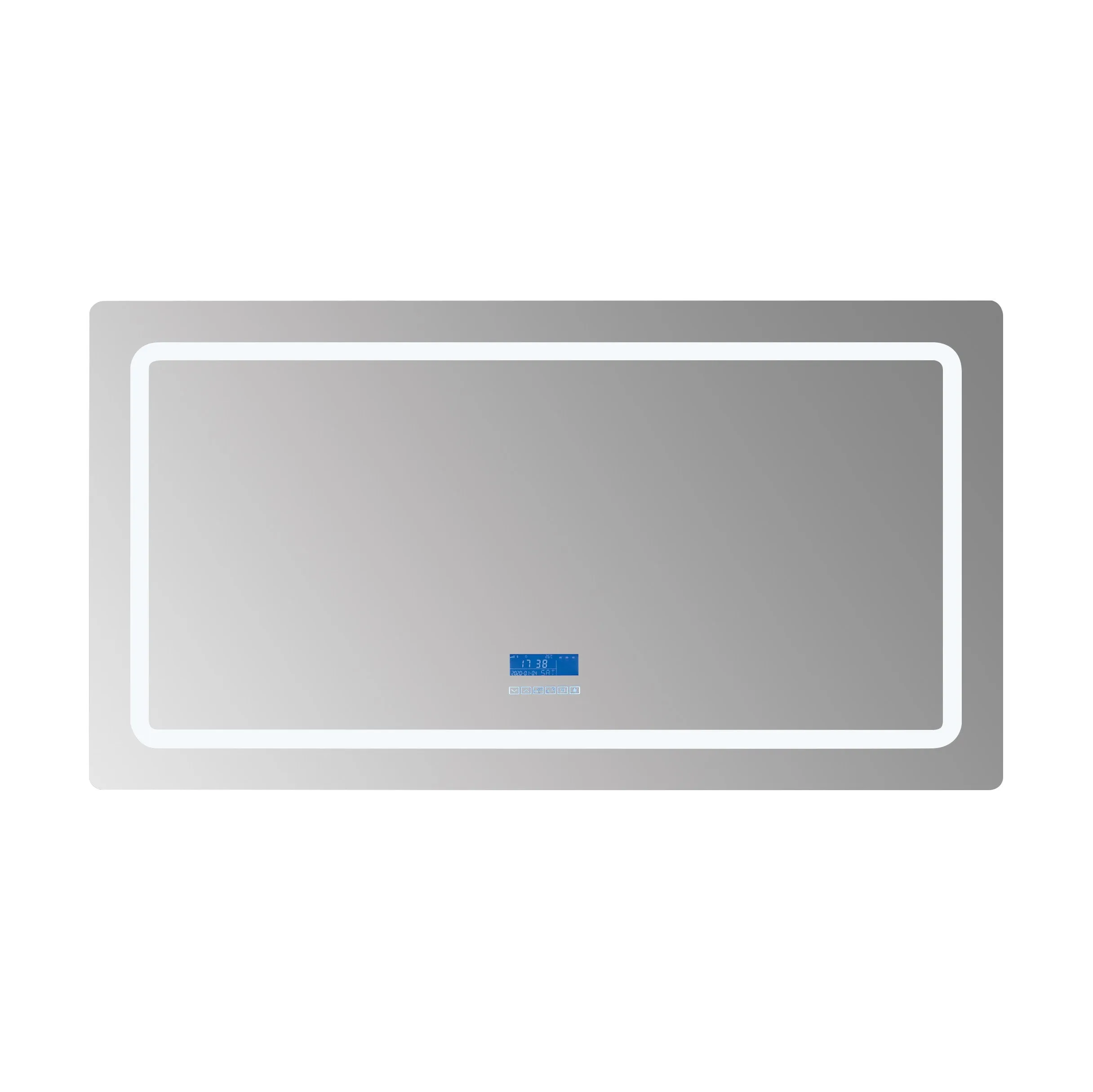 Lexora Caldona 60" Wide x 32" Tall LED Mirror w/ Defogger