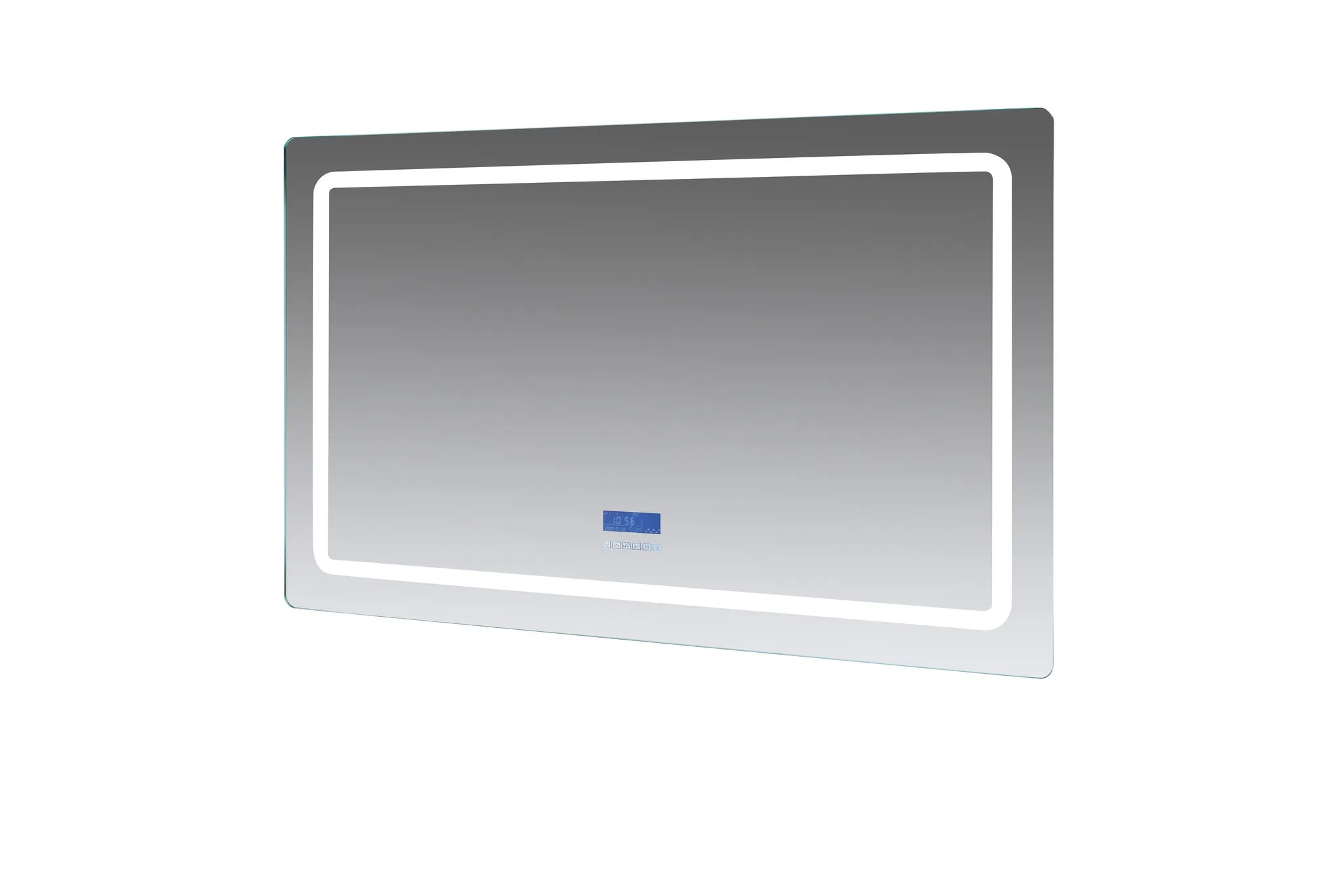 Lexora Caldona 60" Wide x 36" Tall LED Mirror w/ Defogger
