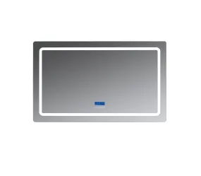 Lexora Caldona 60" Wide x 36" Tall LED Mirror w/ Defogger