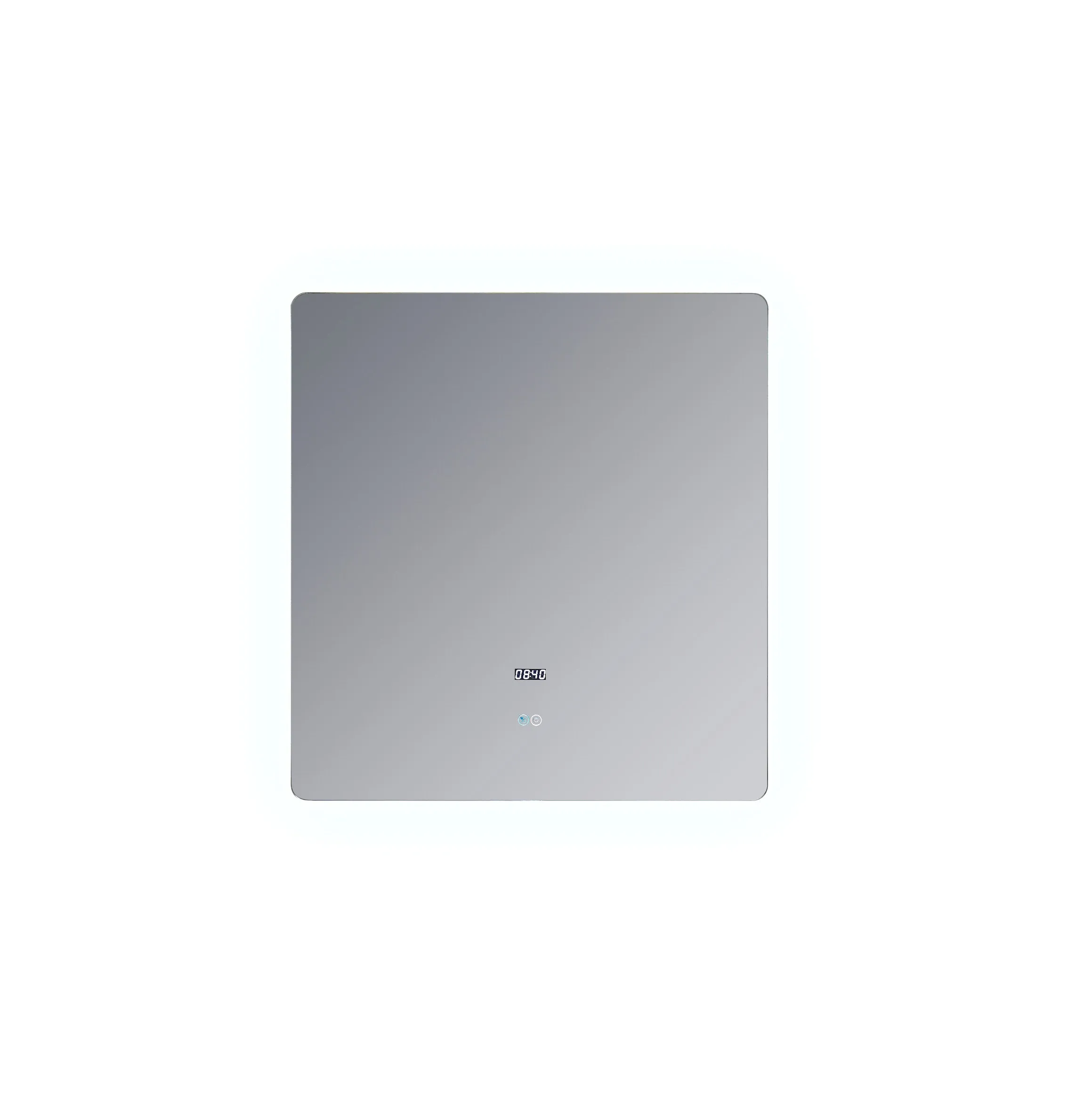 Lexora Lugano 30" Wide x 32" Tall LED Mirror w/ Defogger