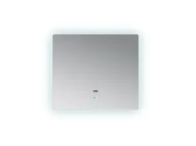 Lexora Lugano 36" Wide x 32" Tall LED Mirror w/ Defogger